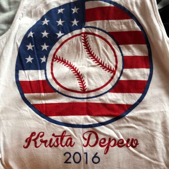 Alpha Phi Baseball Tank - Picture 3 of 4